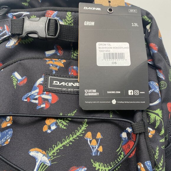 ☆Holiday Season Sale☆Dakine Grom 13L Backpack Mushroom Wonderland - Picture 5 of 5